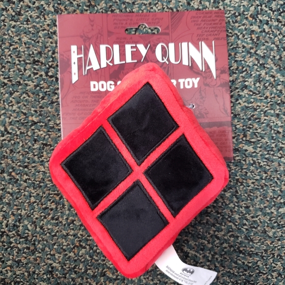 Buckle-Down Harley Quinn Dog Squeaker Toy - Picture 1 of 2